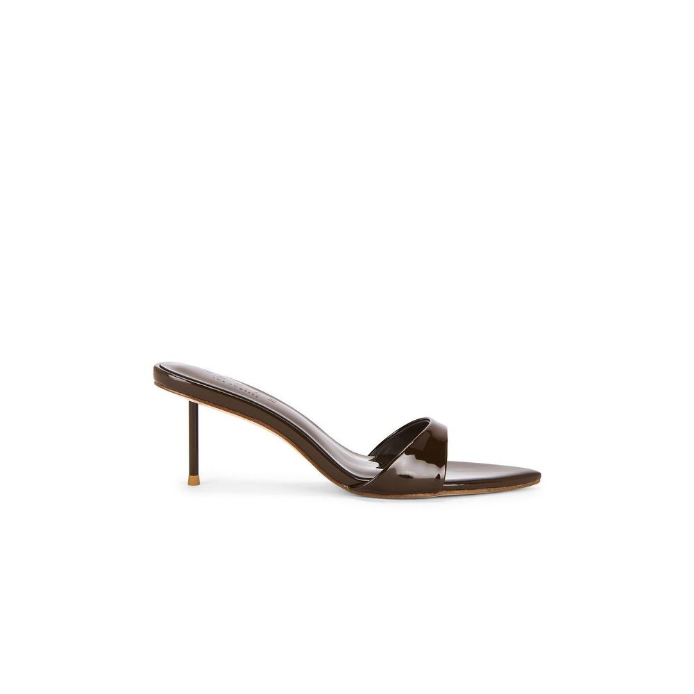 FEMME LA Marseille Slipper in Chocolate Patent Size EU 39/US 9 $199